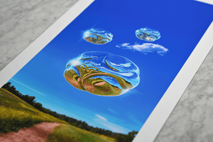 Skylark — Metallic Sphere Print
