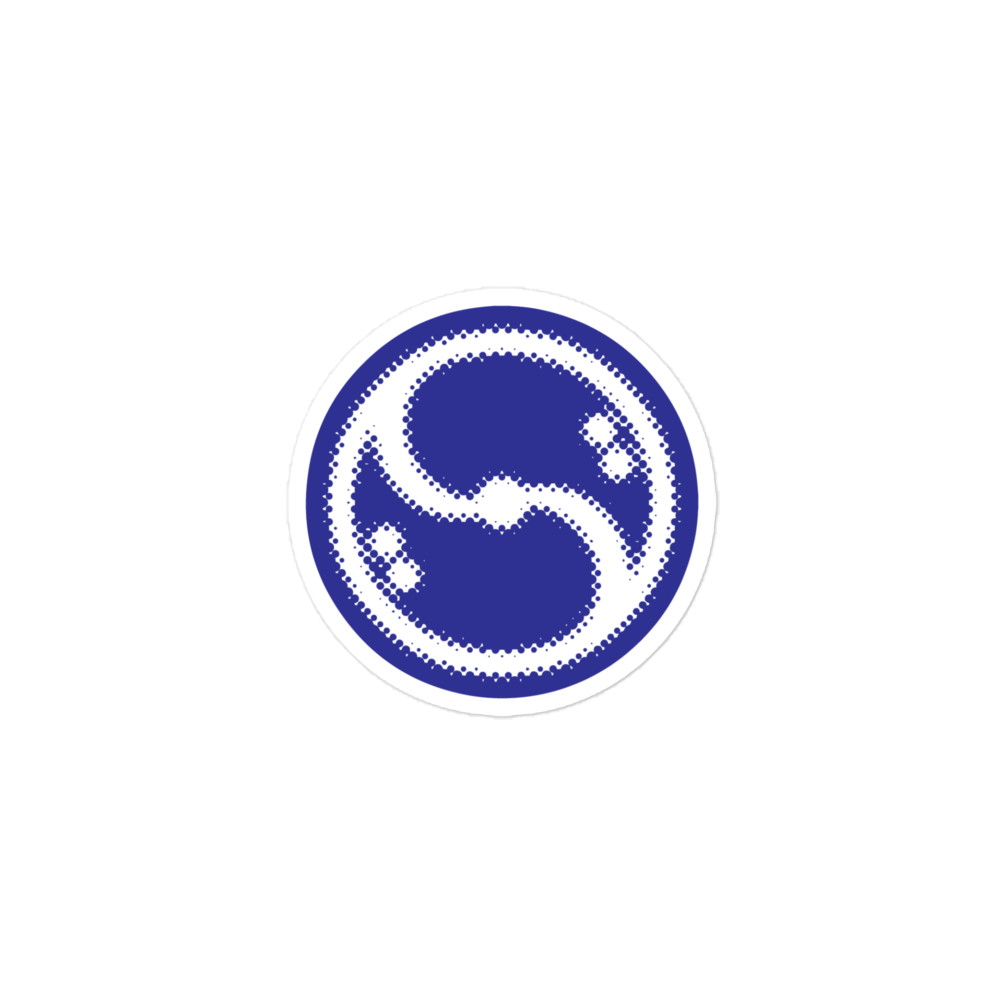 Vibrational Logo Vinyl Sticker